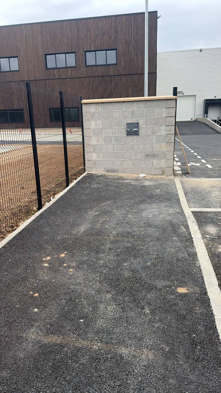 Mur extérieur maçonné par MTD Construction